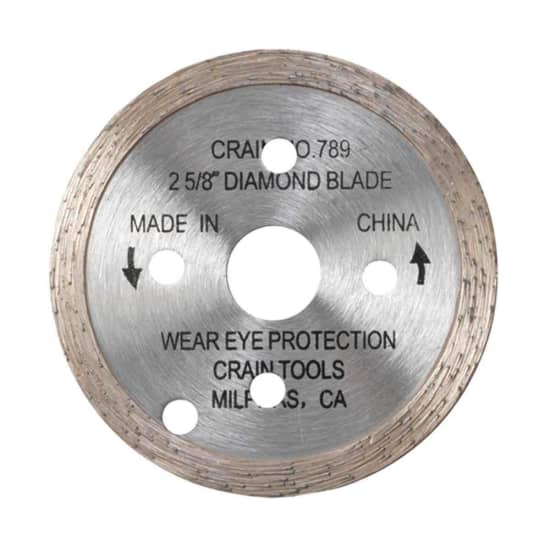 Crain 789 25/8" Toe Kick Saw Tile Diamond Blade, Contractors Direct